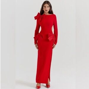 House Of CB Red Maxi Dress